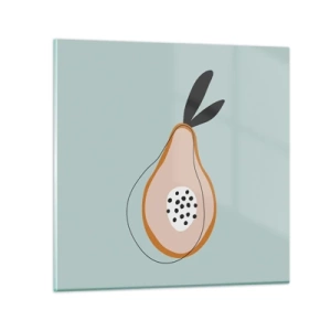 Tablou pe sticlă - Pătrunzând în natura lucrurilor - 40x40 cm