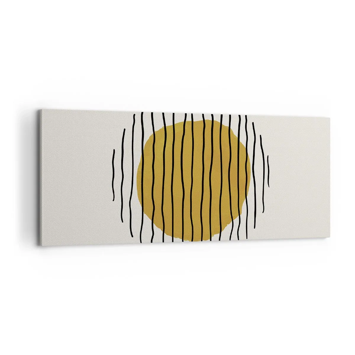 Tablou pe pânză - Abstracție tremurândă de căldură - 100x40 cm