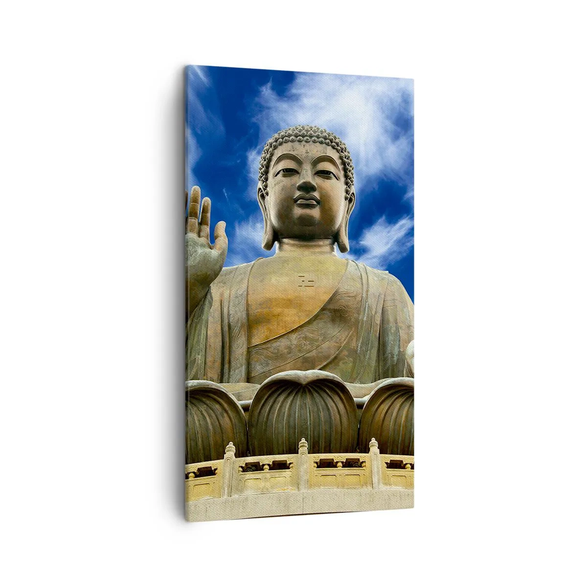 Tablou pe pânză - Trăiește fără teamă - 45x80 cm