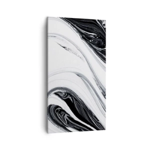 Tablou pe pânză - Combinație de contrarii - 45x80 cm