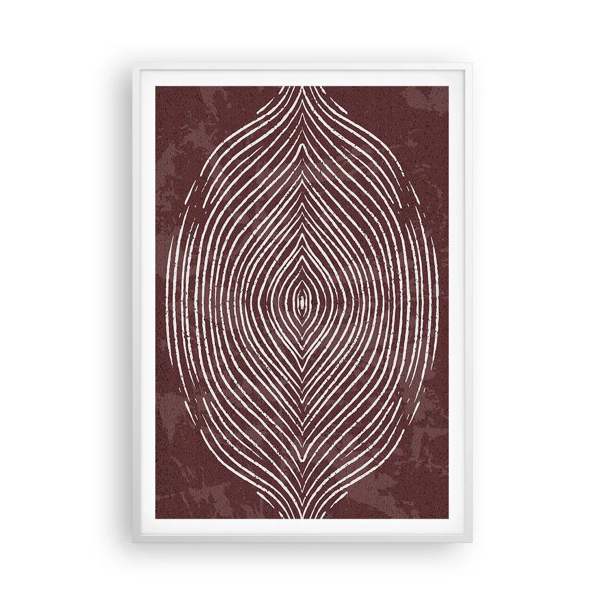 Poster în ramă albă - Spațiul vorbește - 70x100 cm