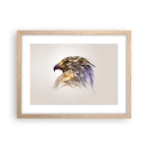 Poster în ramă de stejar deschis - Portretul unui războinic - 40x30 cm