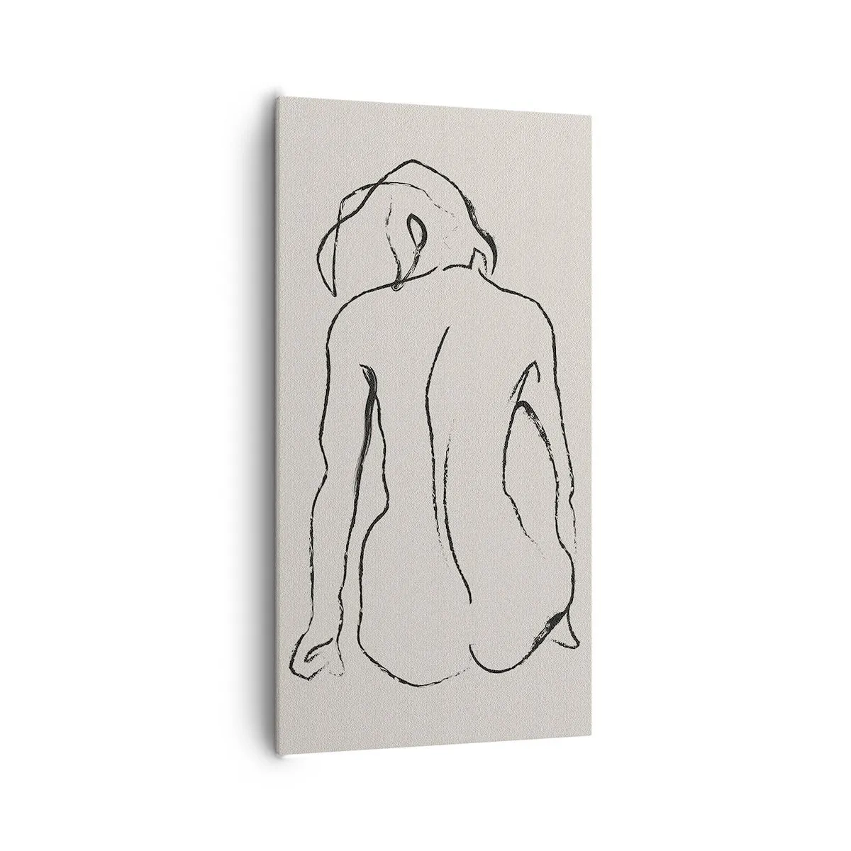 Tablou pe pânză - Nud de fată - 65x120 cm
