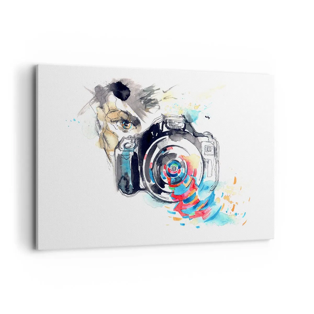 Tablou pe pânză - În ochiul obiectivului - 120x80 cm