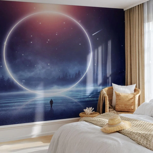 Tapet Premium Sand - Ei sunt deja aici... - Fantezie, Cosmos, Peisaj - 100x70 cm