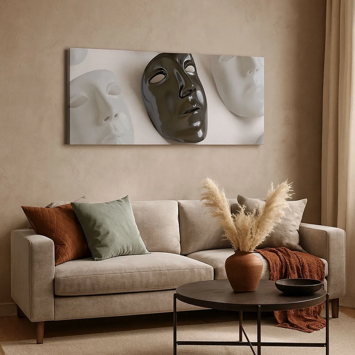 Tablou pe pânză - Cum să ieșiți în evidență? - 100x40 cm