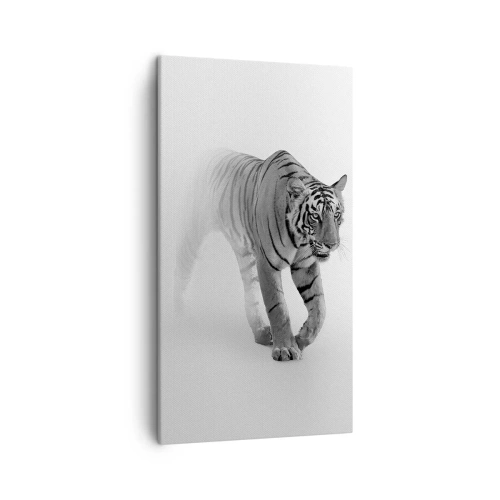 Tablou pe pânză - De veghe în ceață - 45x80 cm