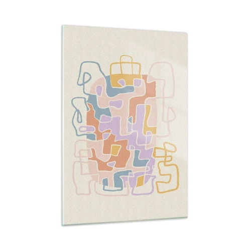 Tablou pe sticlă - Labirintul - o aventură plină de bucurie - 50x70 cm