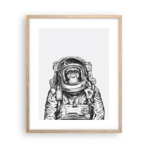 Poster în ramă de stejar deschis - Evoluție alternativă - 40x50 cm
