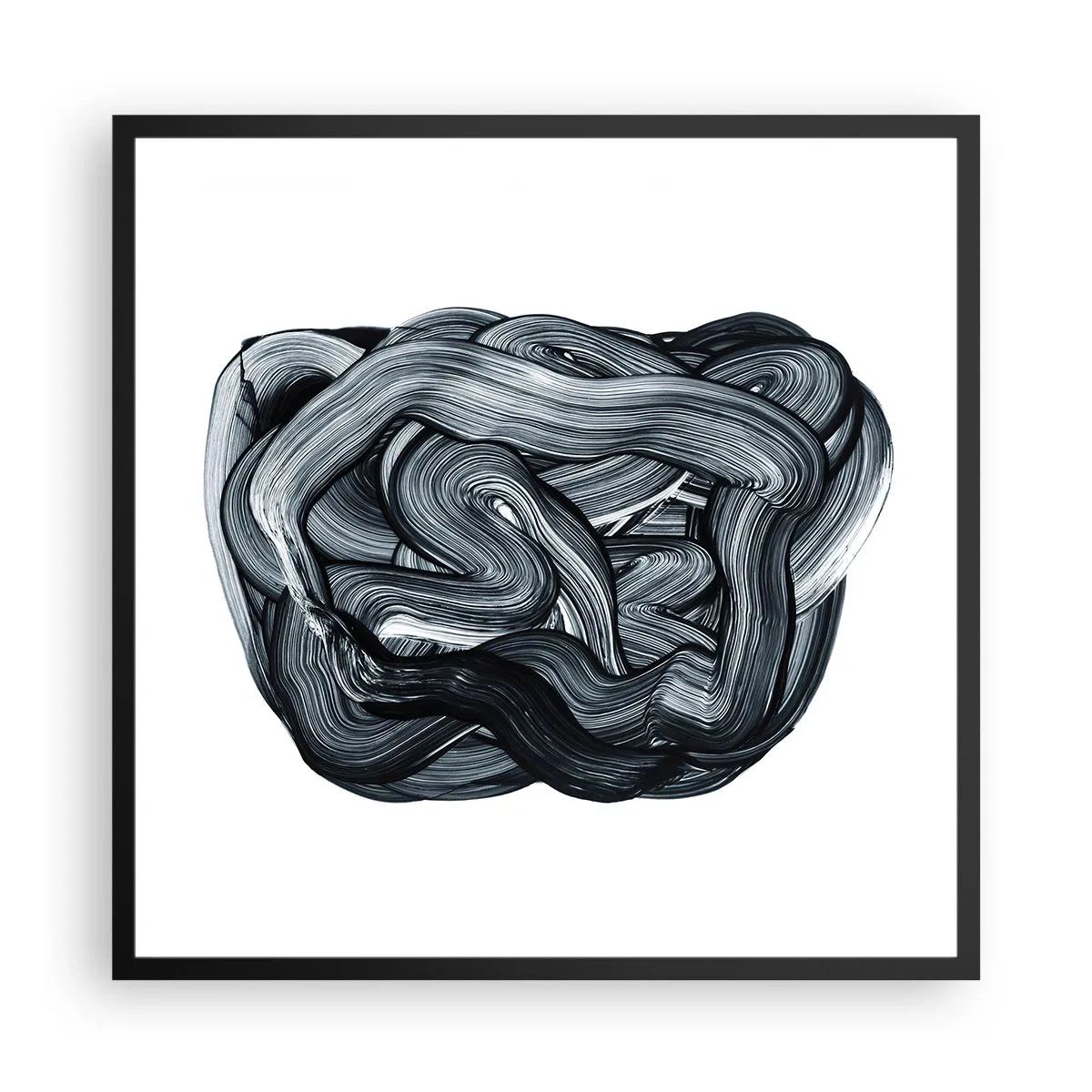 Poster în ramă neagră - Nu este atât de simplu - 60x60 cm