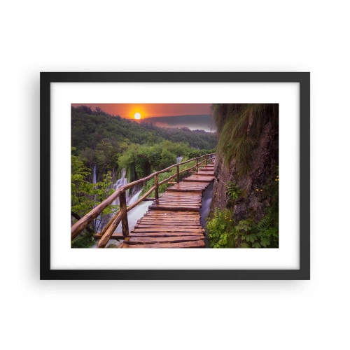 Poster în ramă neagră - Frumusețe de necrezut - 40x30 cm