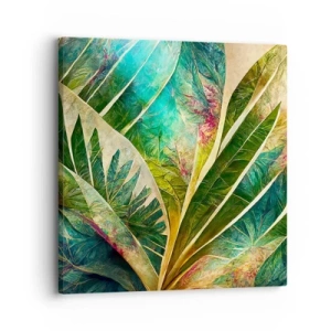 Tablou pe pânză - Culorile tropicelor - 30x30 cm