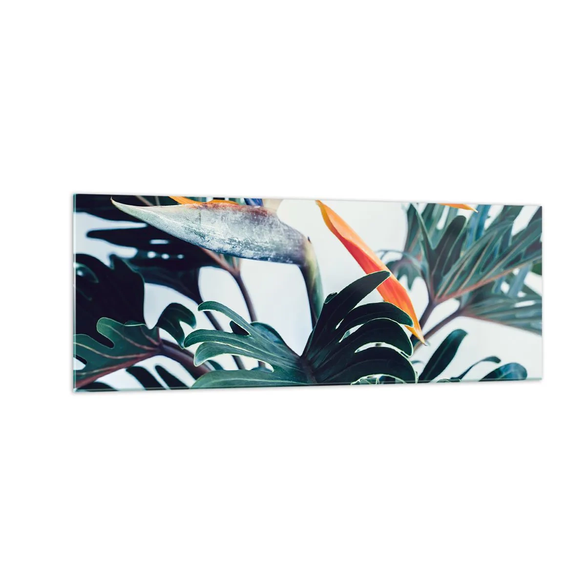 Tablou pe sticlă - Tufiș sau pasăre? - 140x50 cm