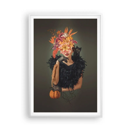 Poster în ramă albă - Magia vrăjitoarei - 70x100 cm