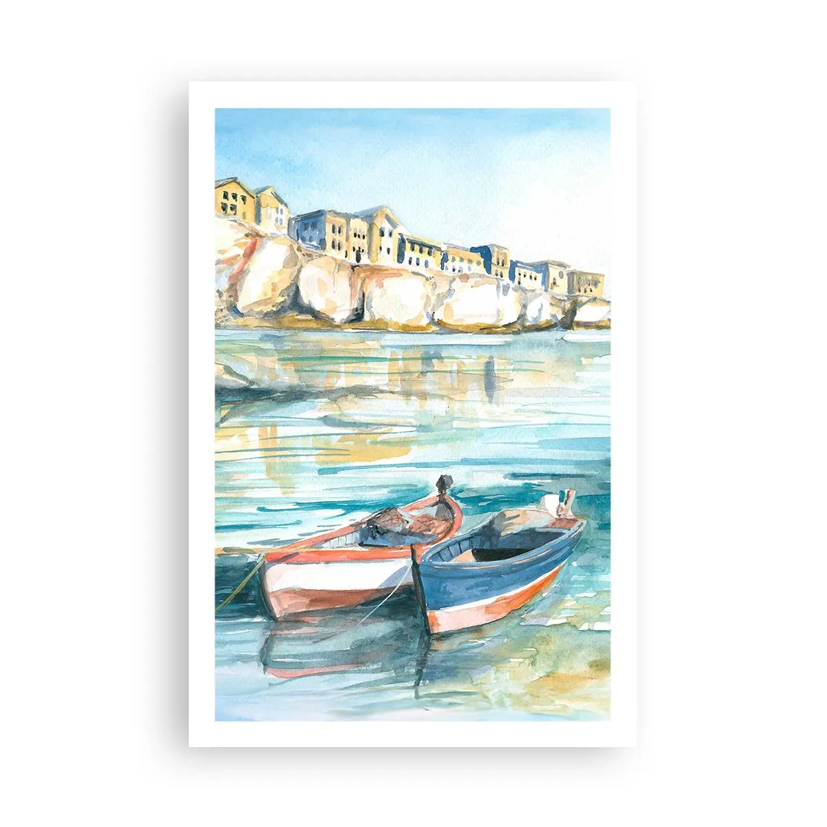 Poster - Peisaj în azur - 61x91 cm