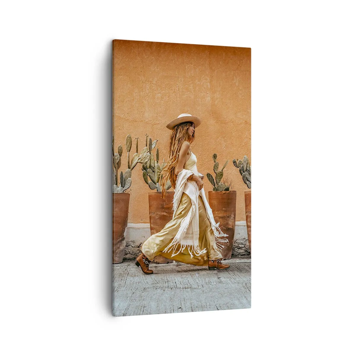 Tablou pe pânză - În stilul hippie - 45x80 cm