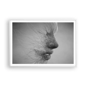 Poster în ramă albă - Spiritul vântului - 100x70 cm