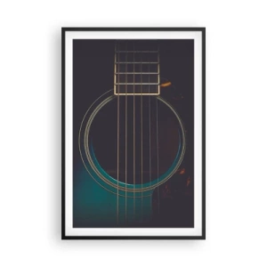 Poster în ramă neagră - O clipă înainte de a suna - 61x91 cm