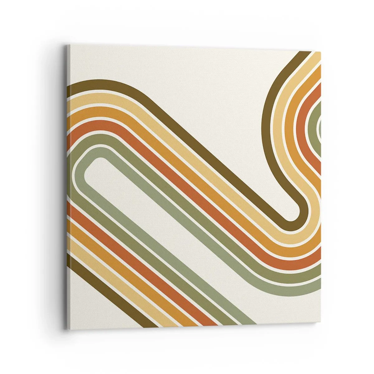 Tablou pe pânză - Cu zigzag până la destinație - 70x70 cm