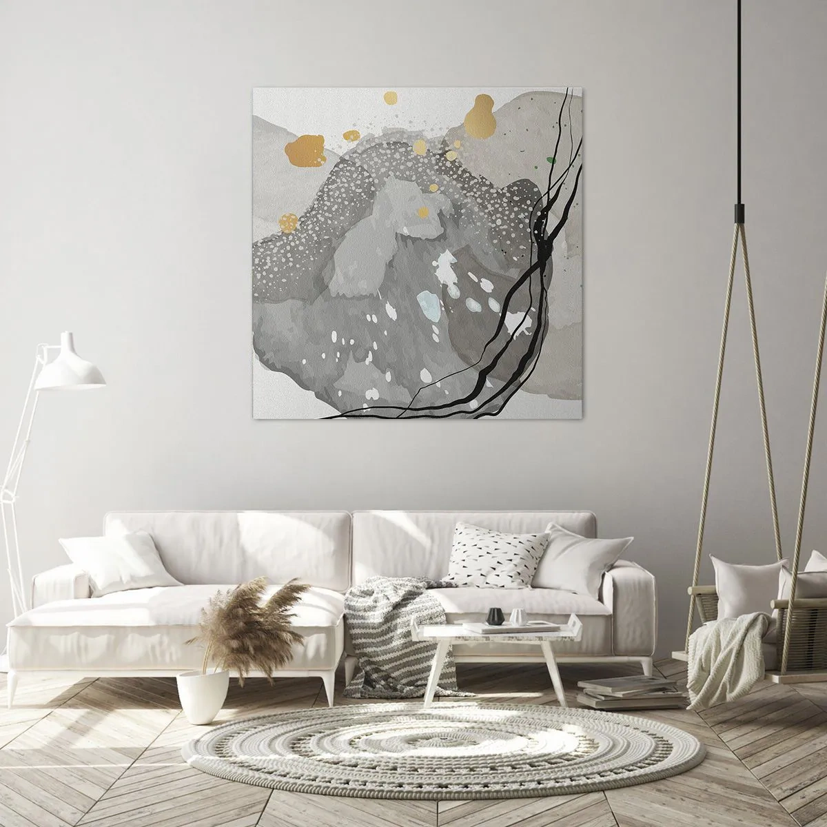 Tablou pe pânză - Compoziție organică - 60x60 cm