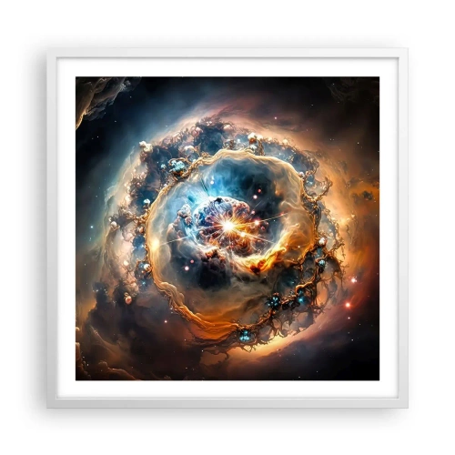 Poster în ramă albă - Început - 60x60 cm