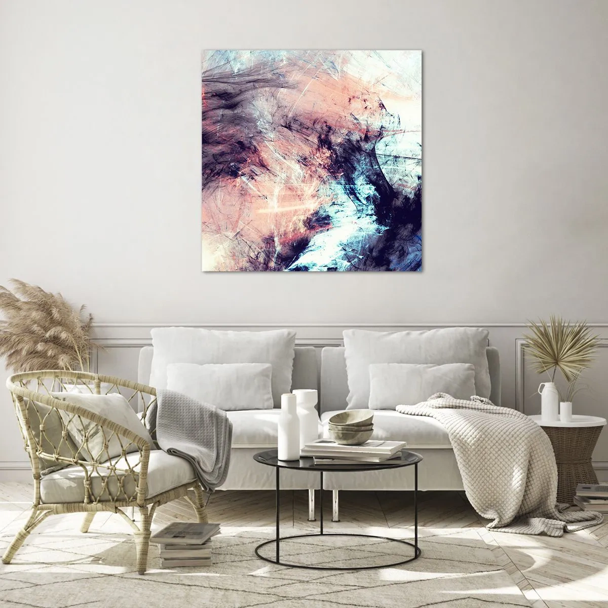 Tablou pe sticlă - Simte vântul - 60x60 cm