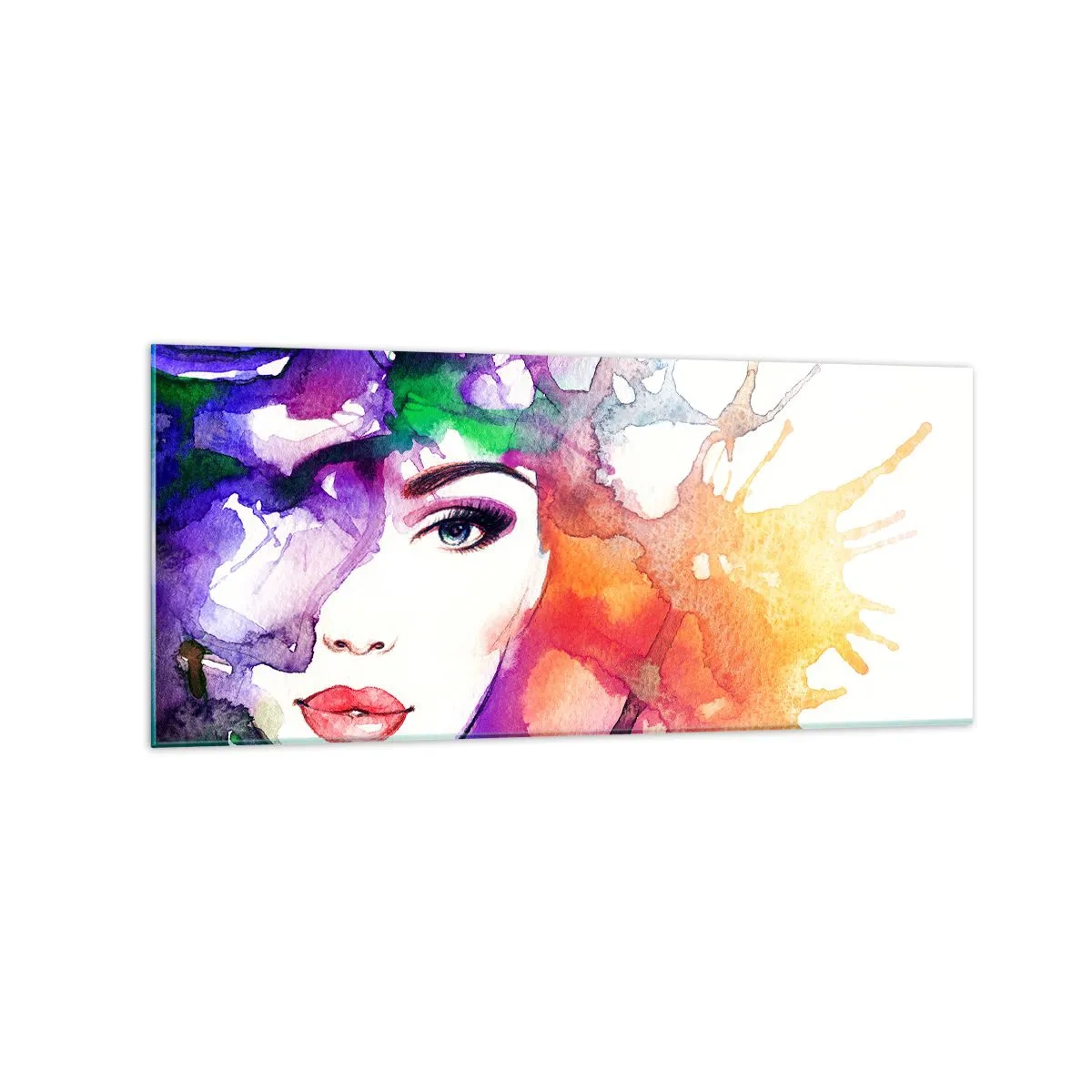 Tablou pe sticlă - Cu capul în nori - 120x50 cm