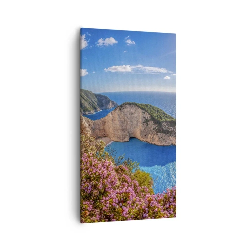 Tablou pe pânză - Marea mea vacanță grecească - 55x100 cm