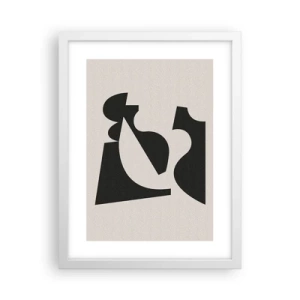 Poster în ramă albă - Pentru autoasamblare - 30x40 cm