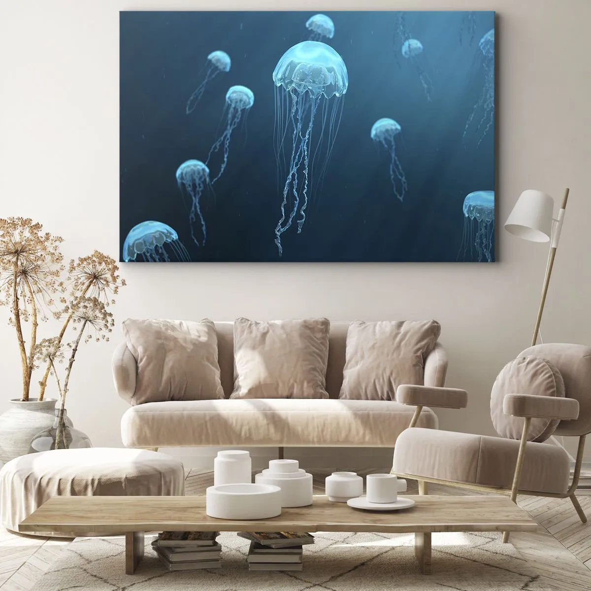 Tablou pe pânză - Dansul oceanic - 120x80 cm