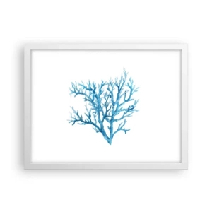 Poster în ramă albă - Filigranul marin - 40x30 cm