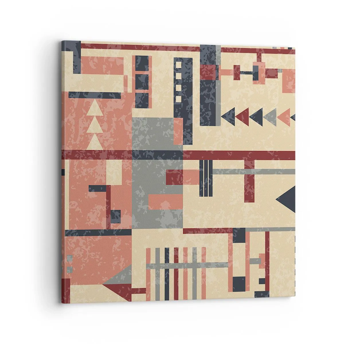 Tablou pe pânză - Combinație de verticale și orizontale - 70x70 cm