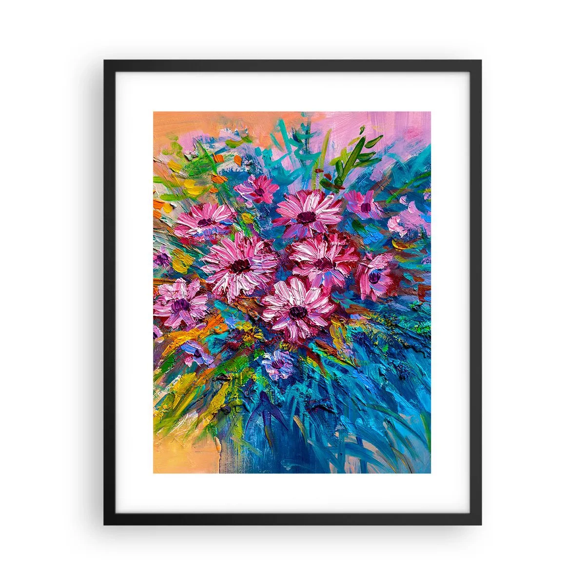 Poster în ramă neagră - Energia vieții - 40x50 cm