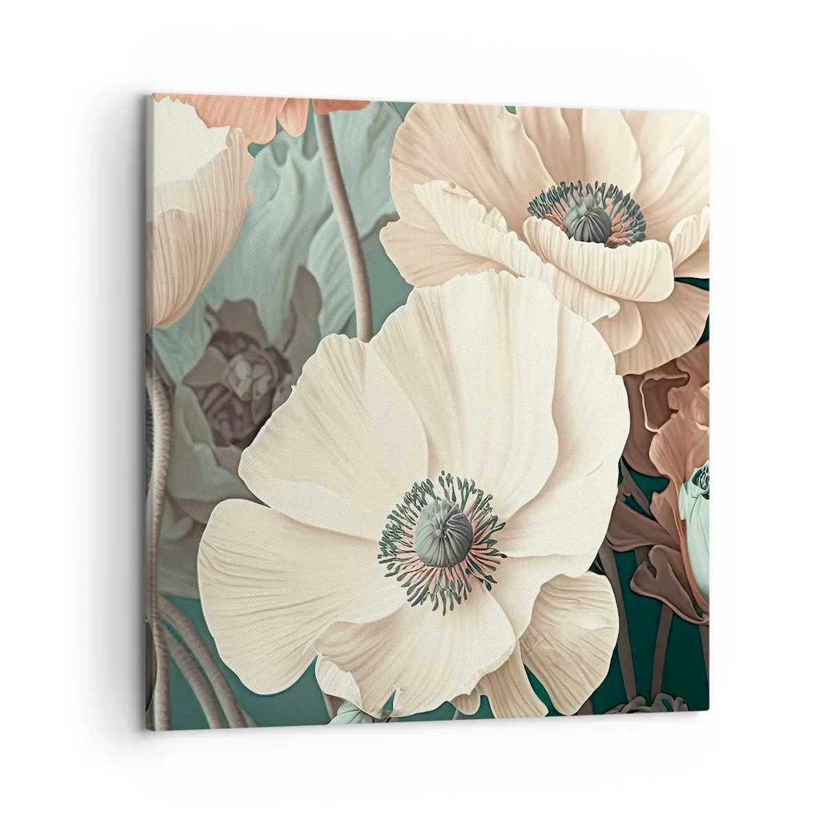 Tablou pe pânză - Șoapta macilor - 50x50 cm