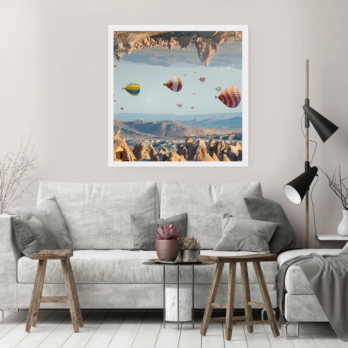 Poster - Orice este posibil aici - 40x40 cm