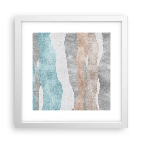 Poster în ramă albă - Studiu de proximitate - 30x30 cm