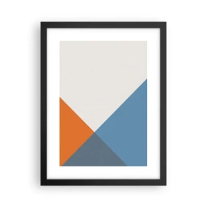 Poster în ramă neagră - La un unghi drept - 30x40 cm