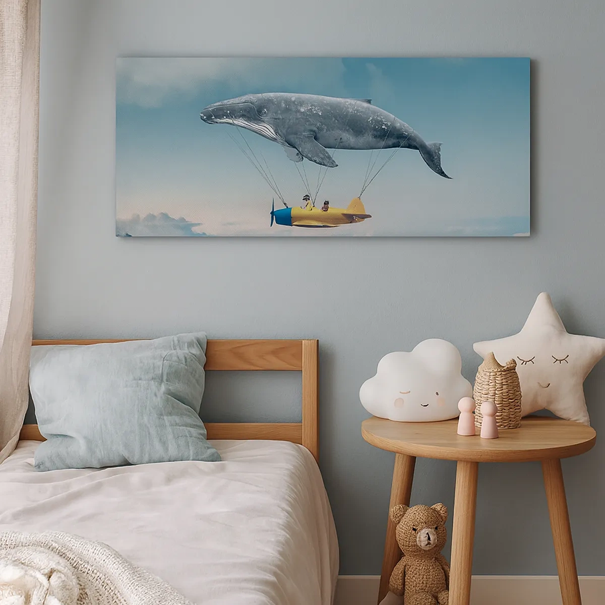 Tablou pe pânză - De ce nu? - 30x30 cm