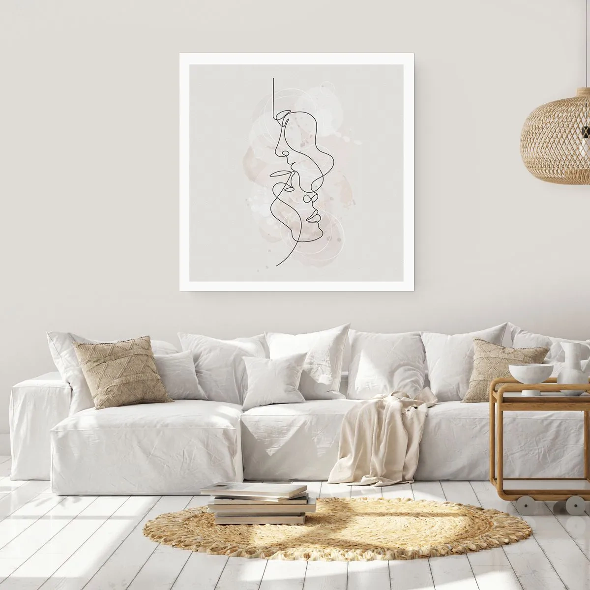 Poster - Încurcați într-o îmbrățișare - 30x30 cm