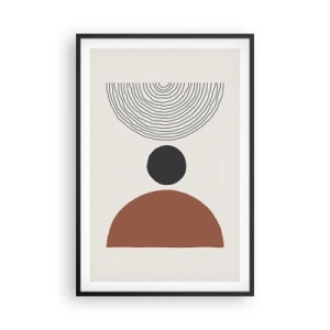 Poster în ramă neagră - În centrul atenției - 61x91 cm