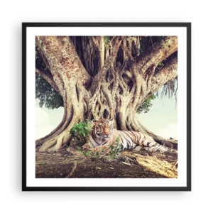 Poster în ramă neagră - O perspectivă din Geneză - 60x60 cm