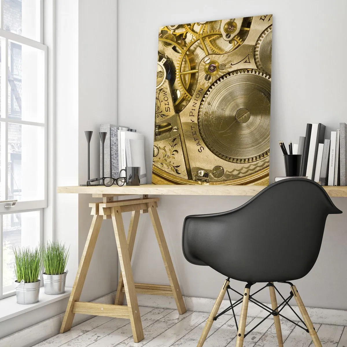 Tablou pe sticlă - Fii în pas cu vremurile - 50x70 cm