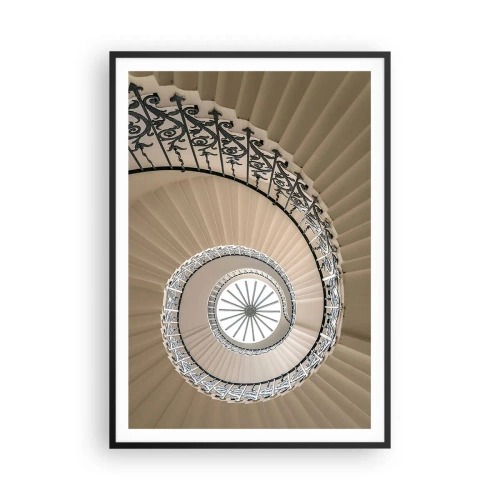 Poster în ramă neagră - În interiorul cochiliei - 70x100 cm