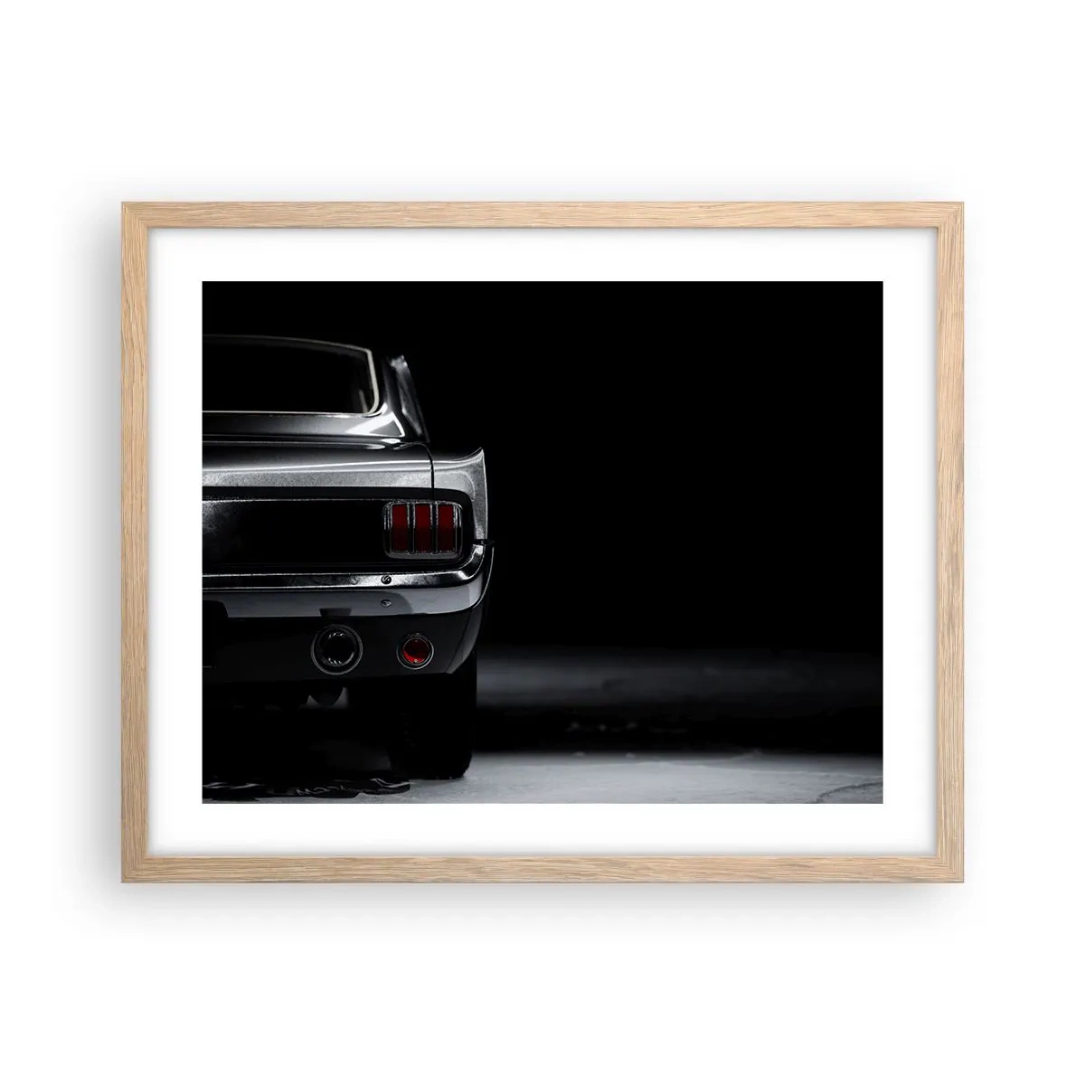 Poster în ramă de stejar deschis - Farmecul clasicului - 50x40 cm