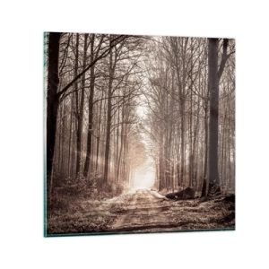 Tablou pe sticlă - Catedrala Forestieră - 50x50 cm