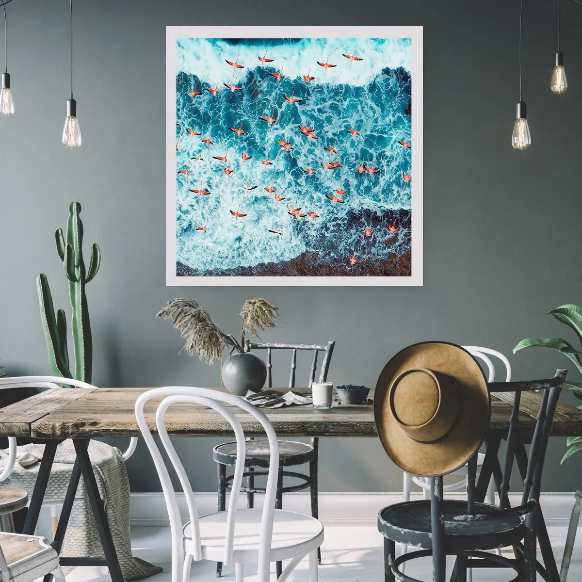 Poster - Parada de la malul mării - 30x30 cm