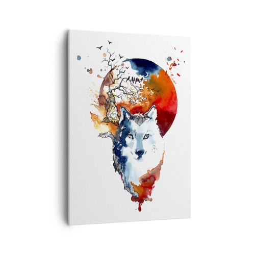 Tablou pe pânză - Bot în bot cu noaptea - 50x70 cm