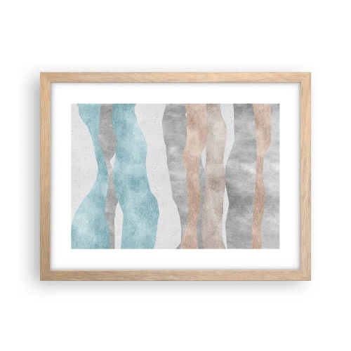 Poster în ramă de stejar deschis - Studiu de proximitate - 40x30 cm