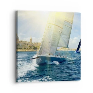 Tablou pe pânză - E timpul să părăsim orașul - 30x30 cm