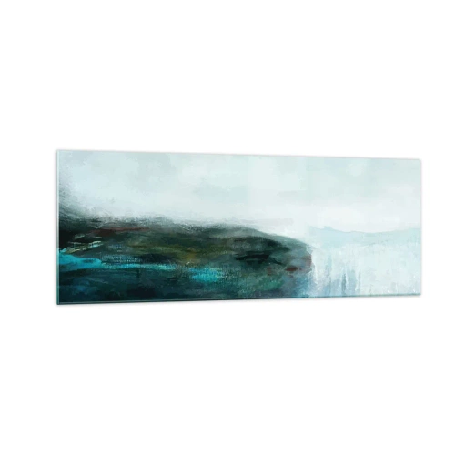 Tablou pe sticlă - Abstracție maritimă - 140x50 cm
